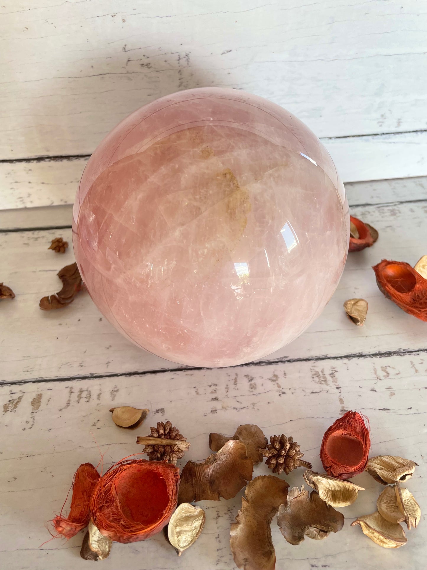 Rose Quartz Sphere ~ 5kgs