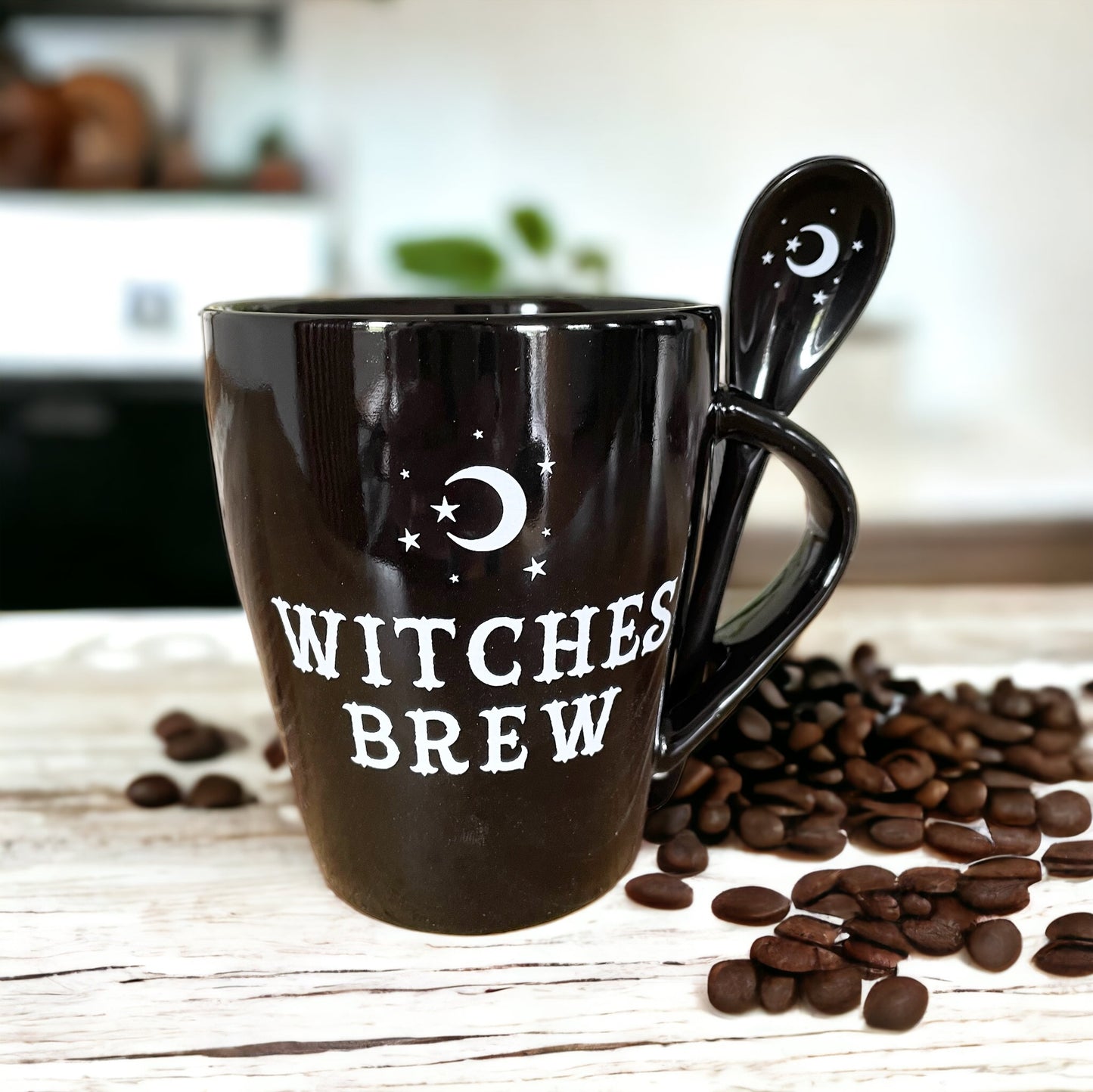 Mug ~ Witches Brew set with teaspoon