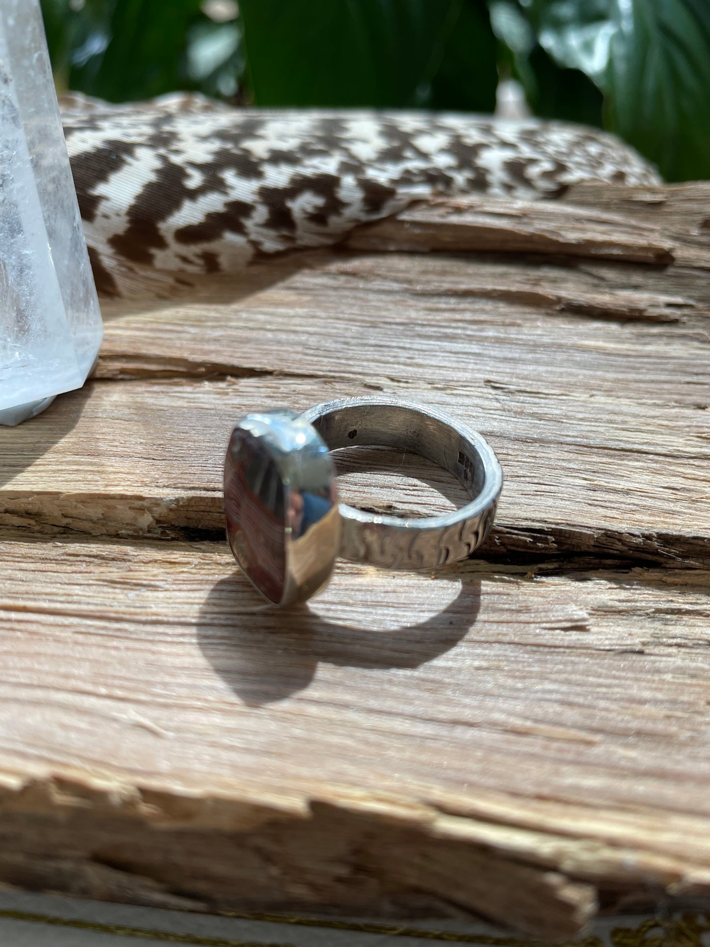 SweetGrass Studio ~ Crazy Lace Agate Ring