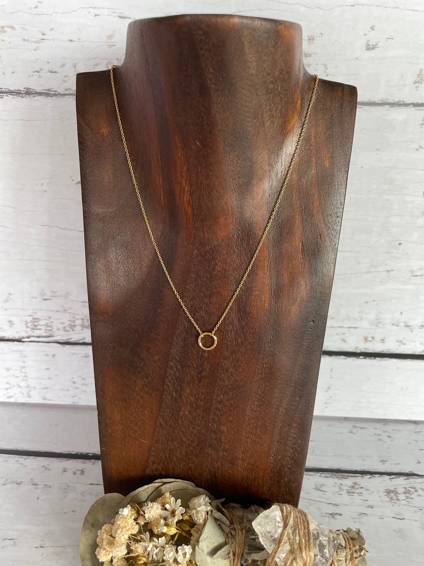 Goddess Gold collection ~ Sacred Circle Necklace