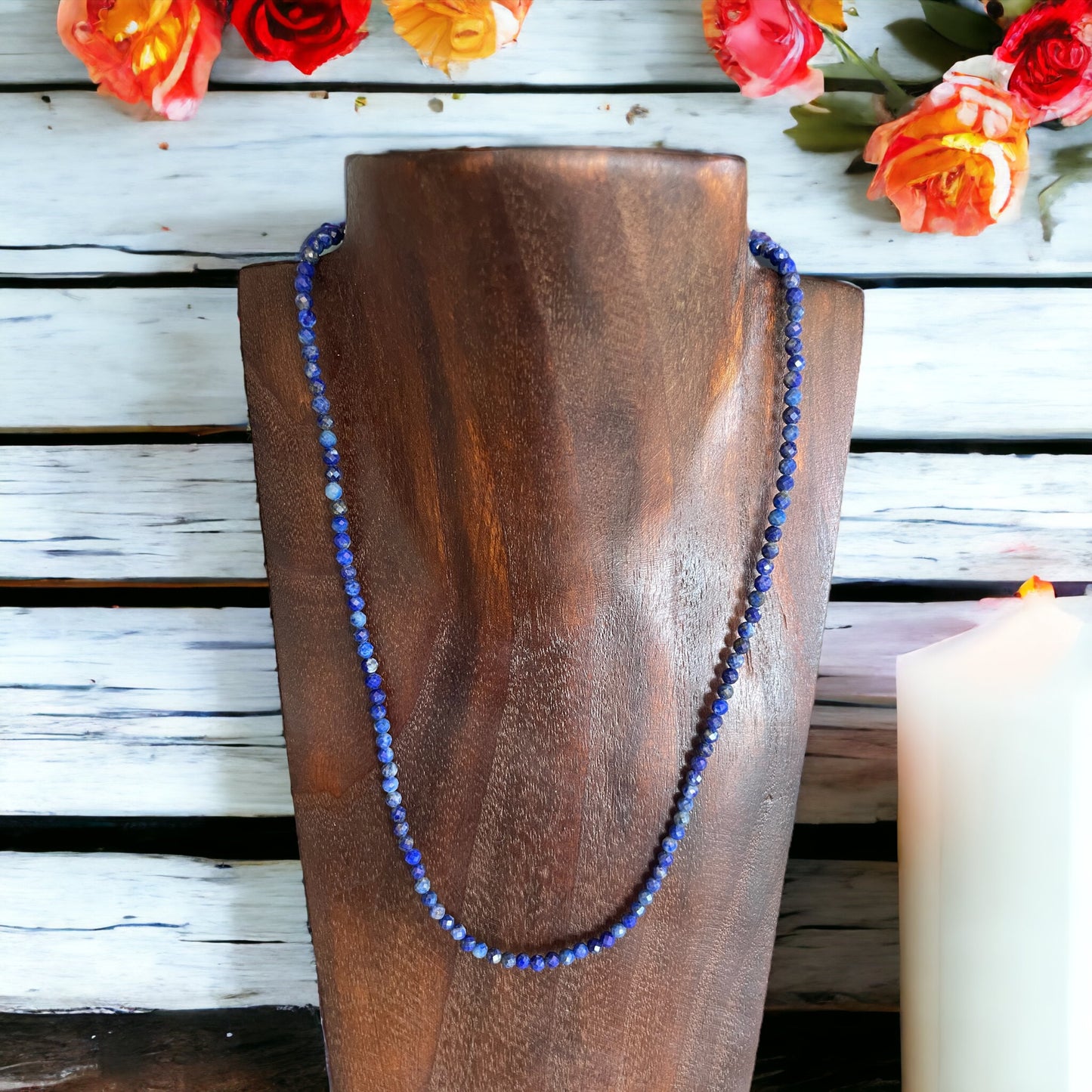 Lapis Lazuli Ascension ~  Faceted Necklace