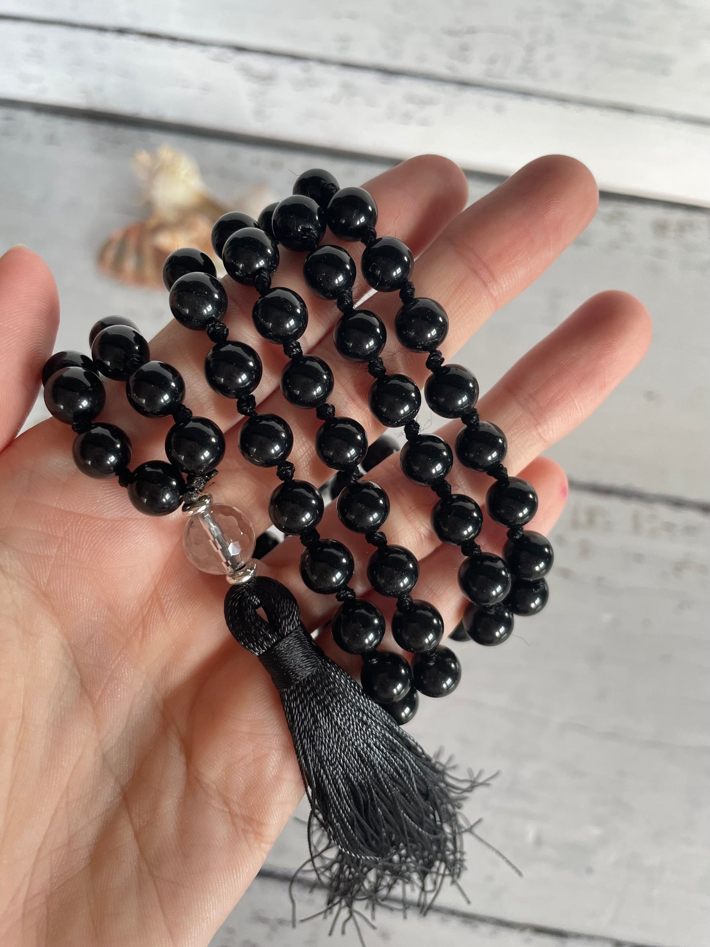 Black Onyx ~ Mala Prayer Beads