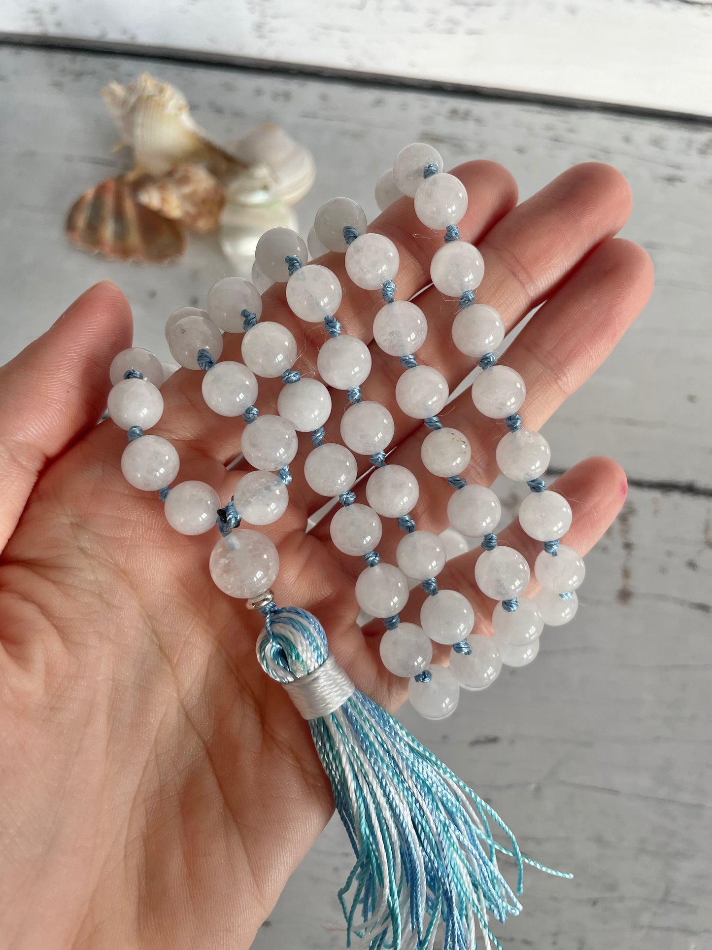 Snow Quartz ~ Mala/Prayer Beads