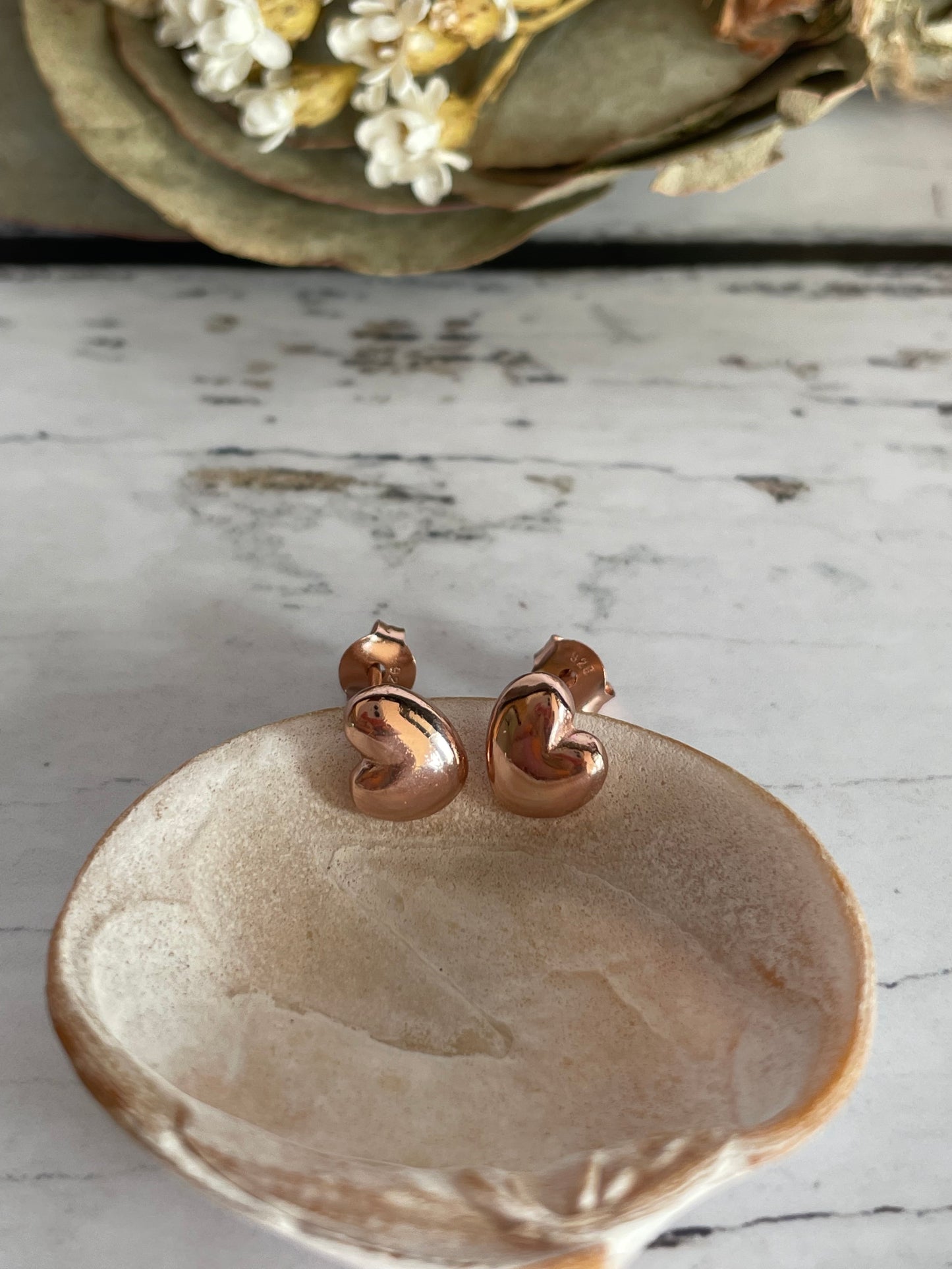 Goddess Rose Gold collection ~ Soul Mate Studs