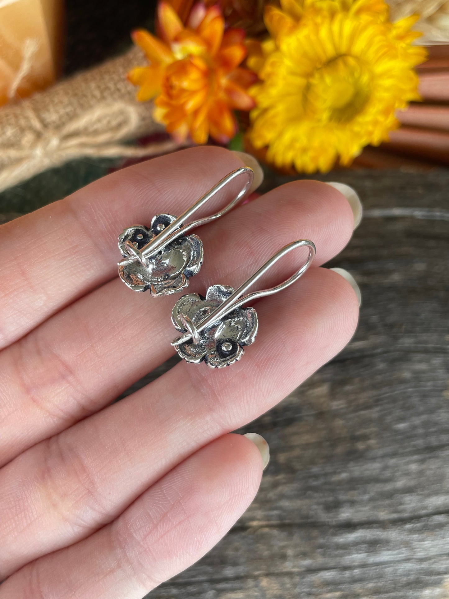 Flower Child ~ Silver Earrings