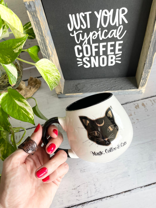 Magick, Coffee, Cats mug