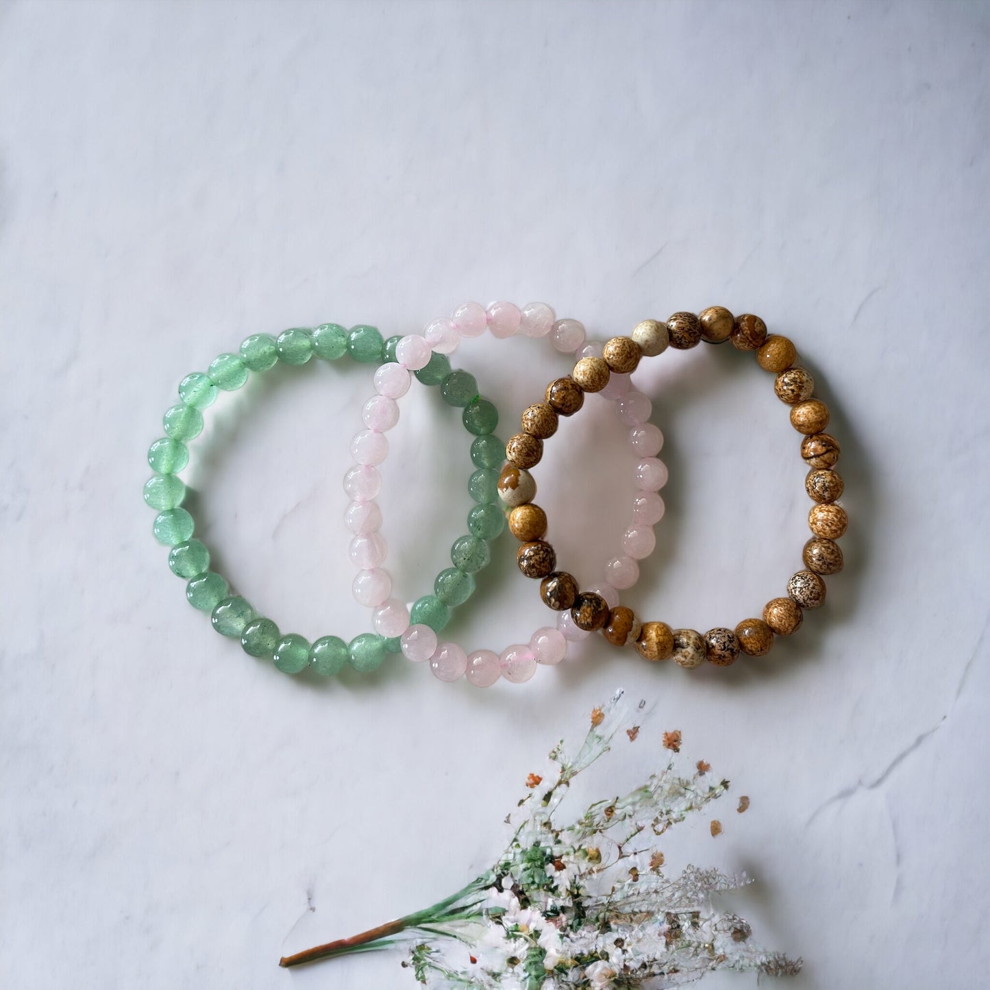 COLLECTION Trio ~ ATTRACT LOVE Healing Bracelet Set of 3©️