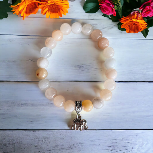 Peach Aventurine Healing Bracelet ~ Positive Energy