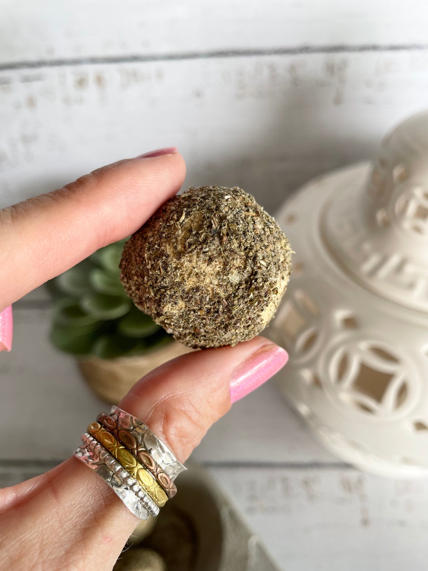 Herbal smudge bomb/ball ~ Fortune
