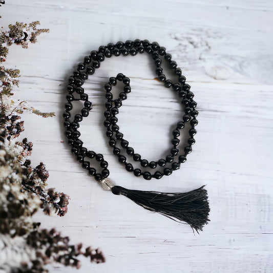 Black Onyx ~ Mala Prayer Beads