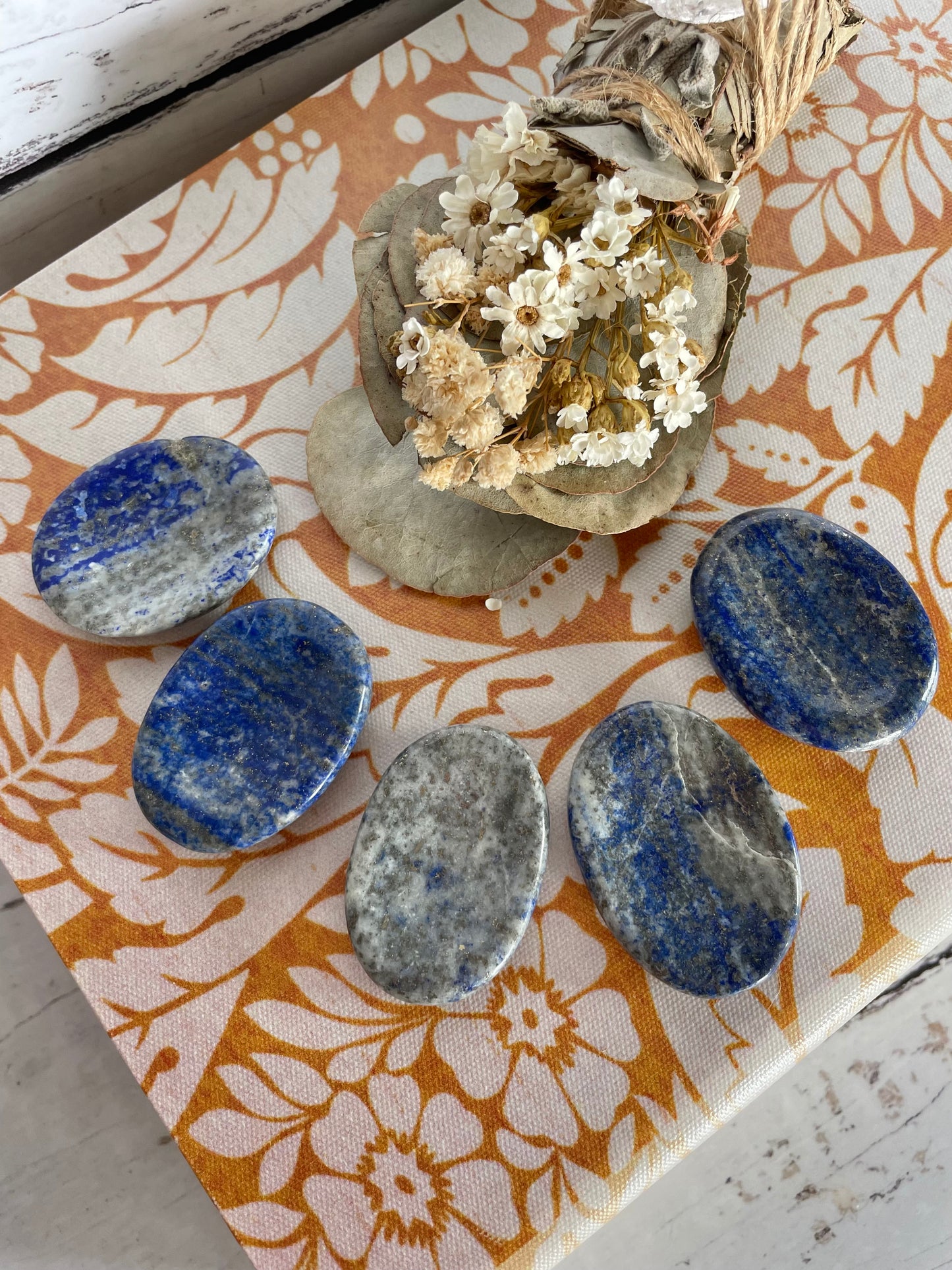 INTUITIVELY CHOSEN ~ Lapis Lazuli Thumb/Worry Stone
