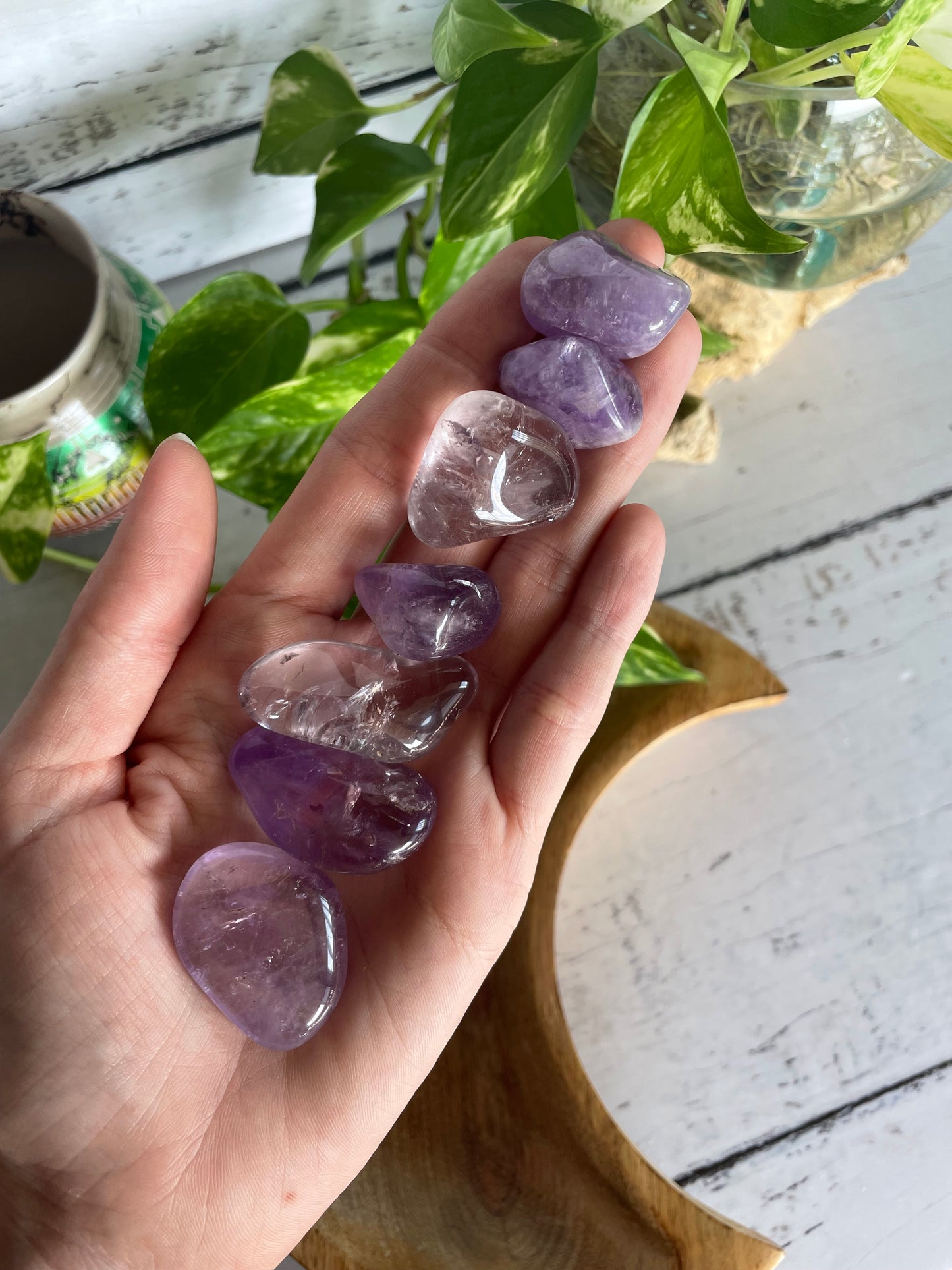 Amethyst Lavender Tumble Stones