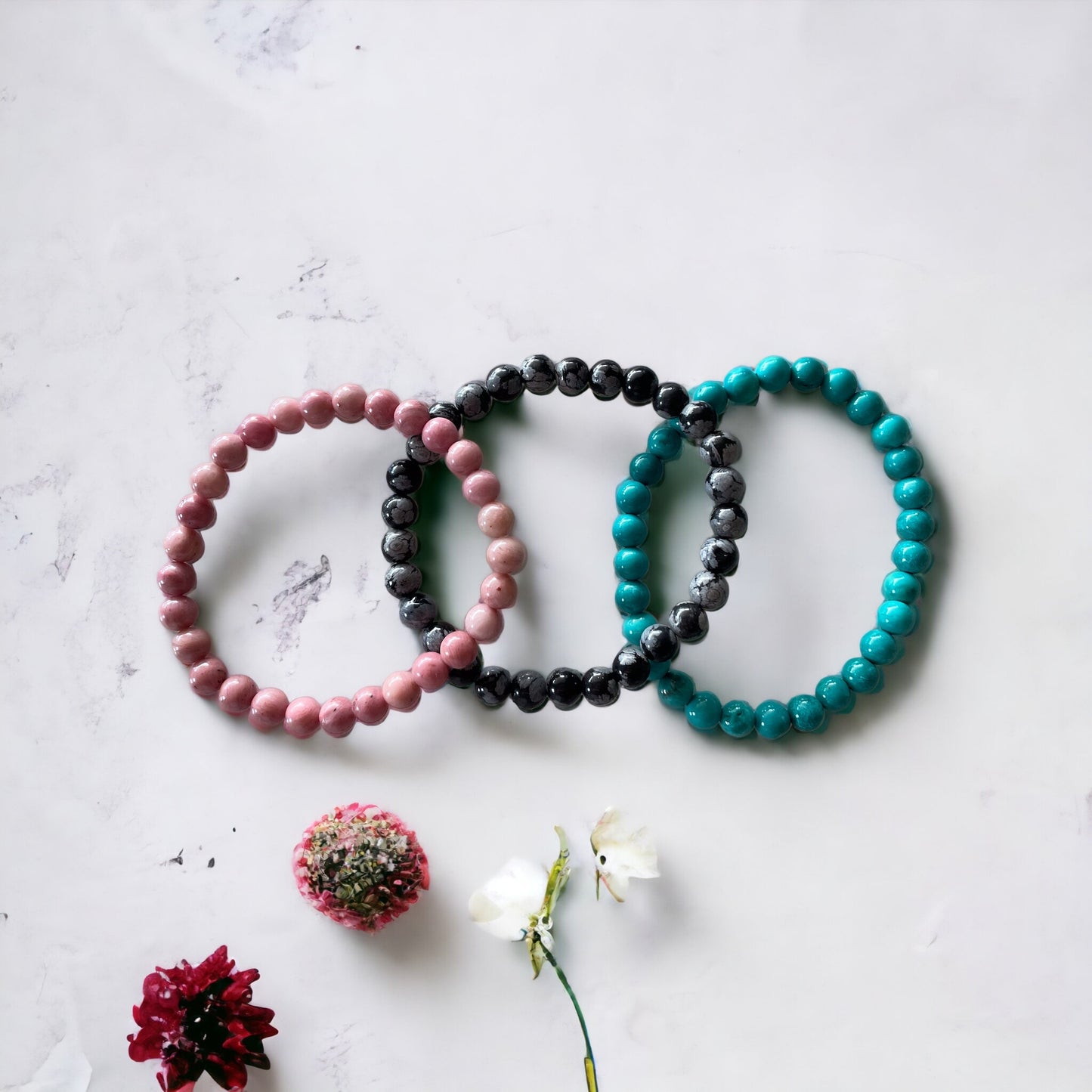 COLLECTION Trio ~ HEALTHY WEIGHT Healing Bracelets Set of 3©️