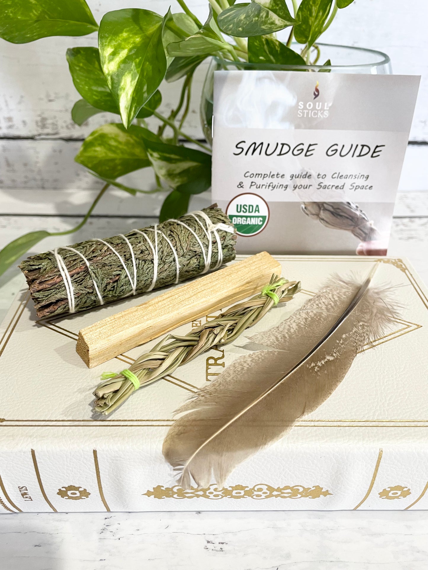 Authentic Cedar Sage ~ set of 4 for Sweet dreams/puritification
