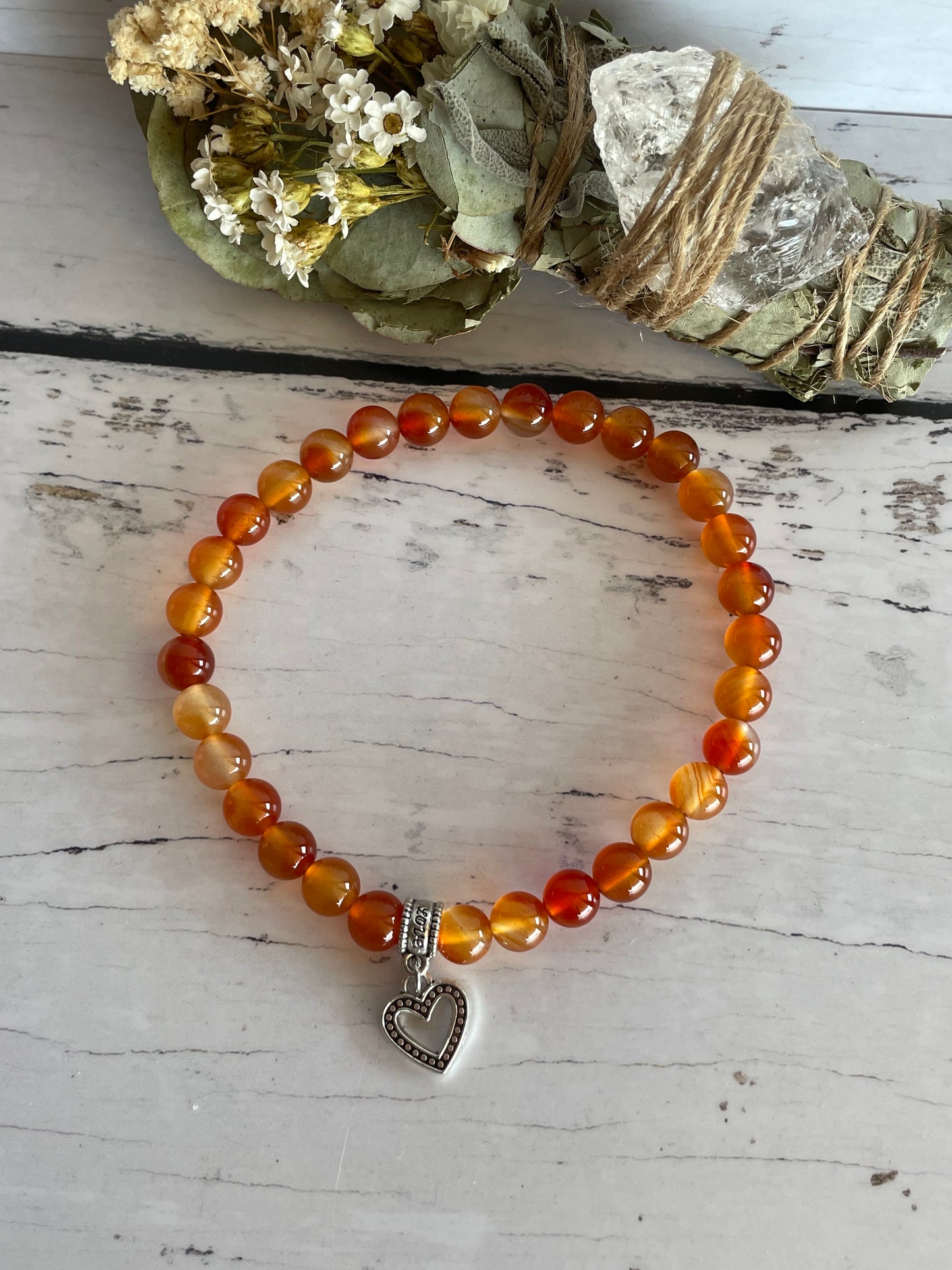 Carnelian Healing Anklet ~ High Vibe ©️