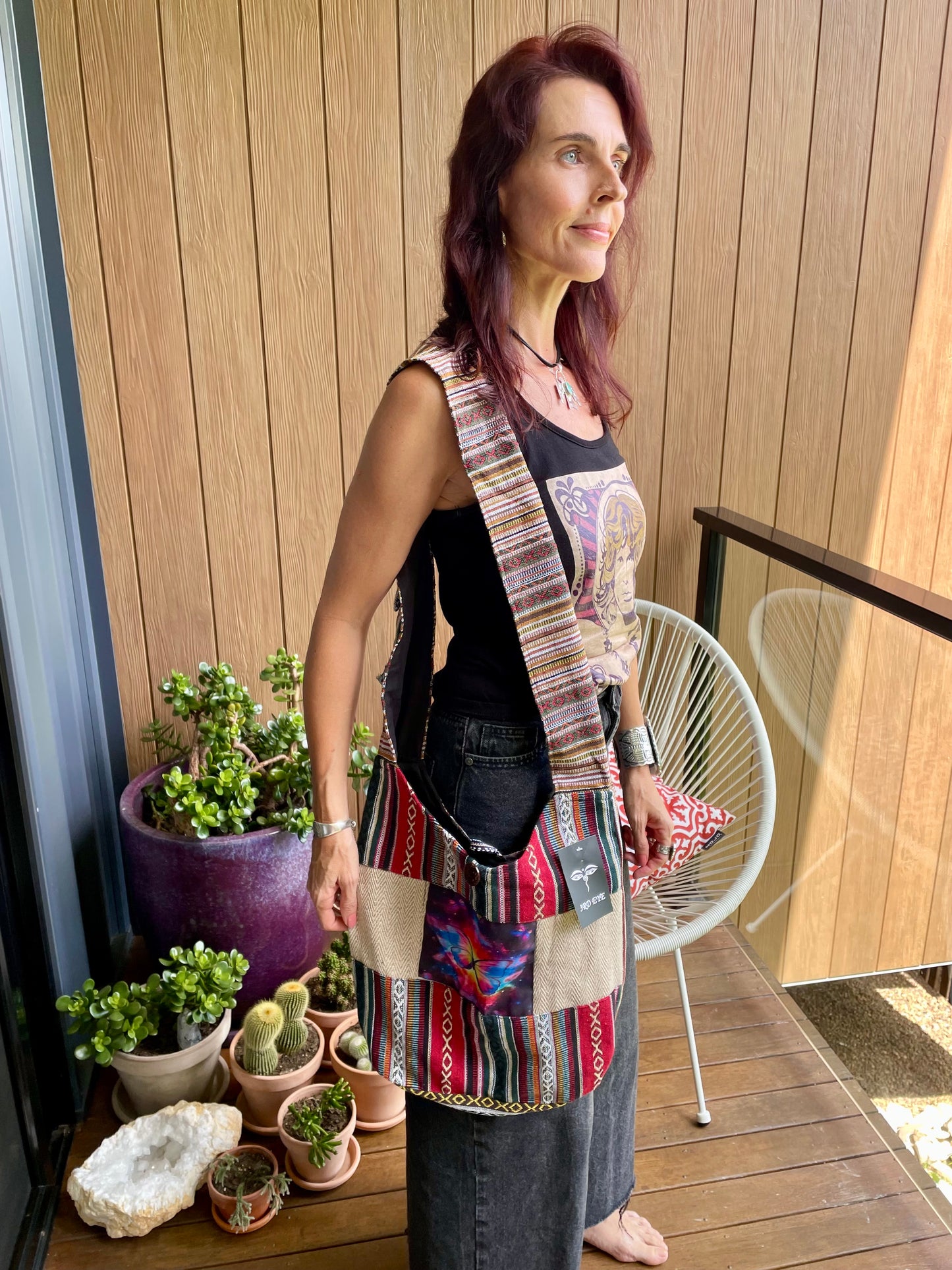 Nepalese Slouch Bag ~ Butterfly