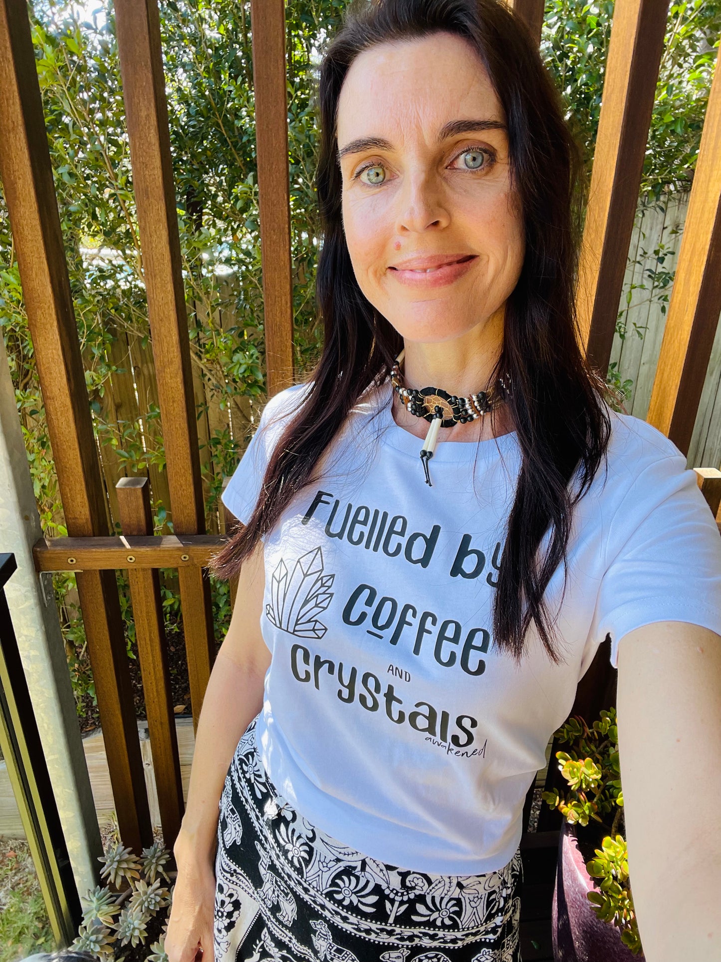 Spiritual Tee ~ Fuelled by Crystals & Coffee