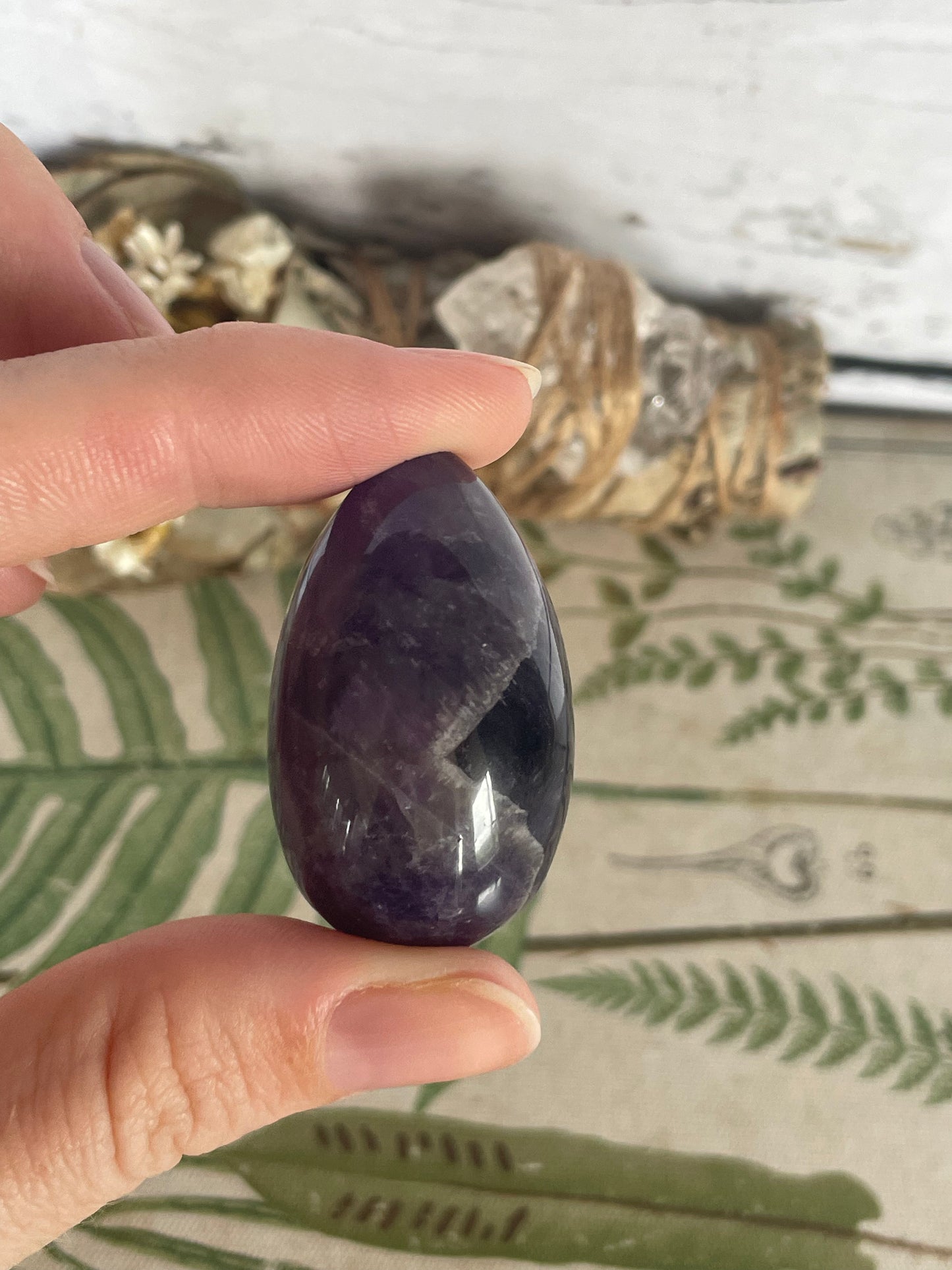 INTUITIVELY CHOSEN ~ Small African Amethyst Egg