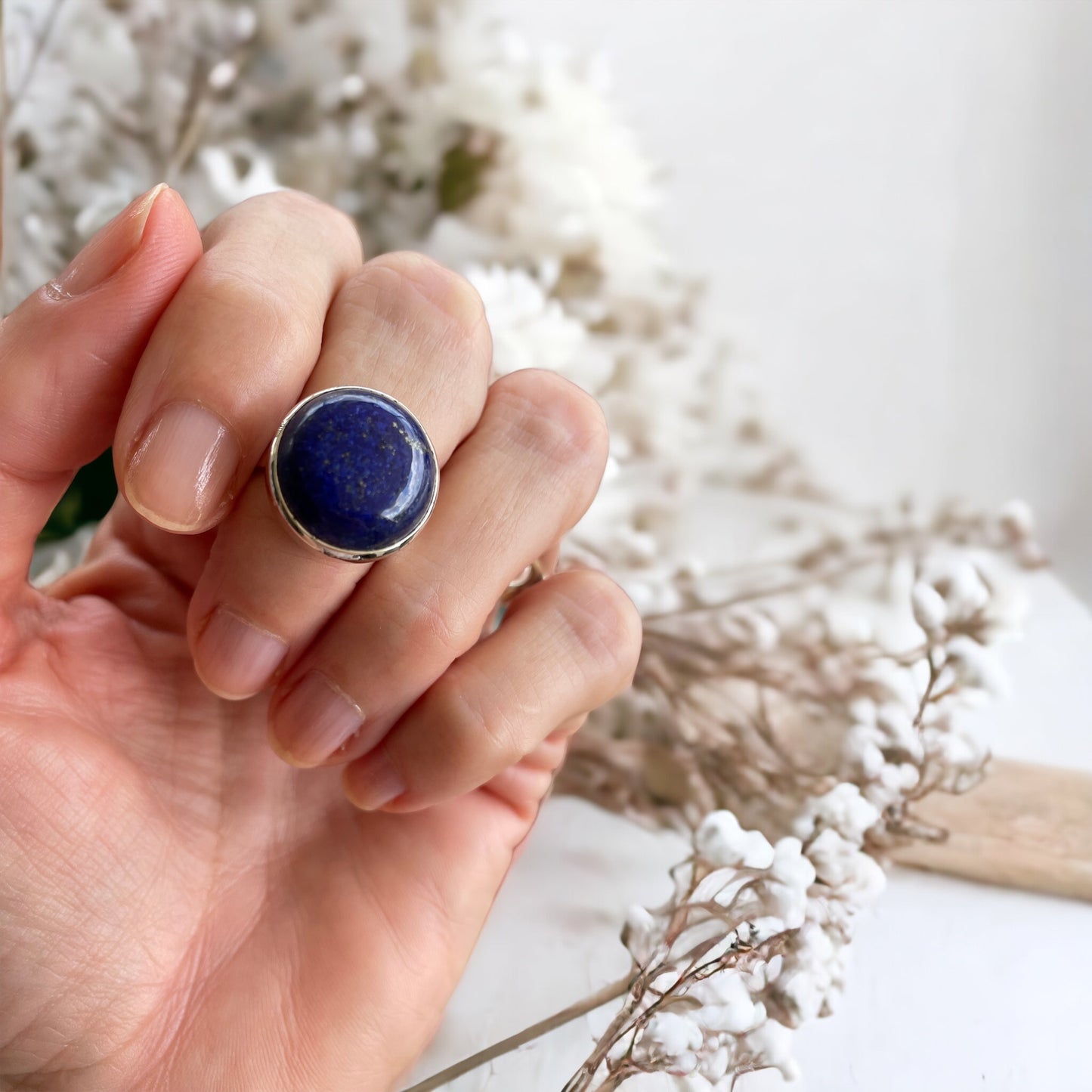 Sam ~ Lapis Lazuli Silver Ring