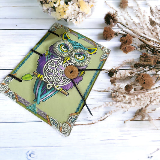 Paper Journal Celtic Owl