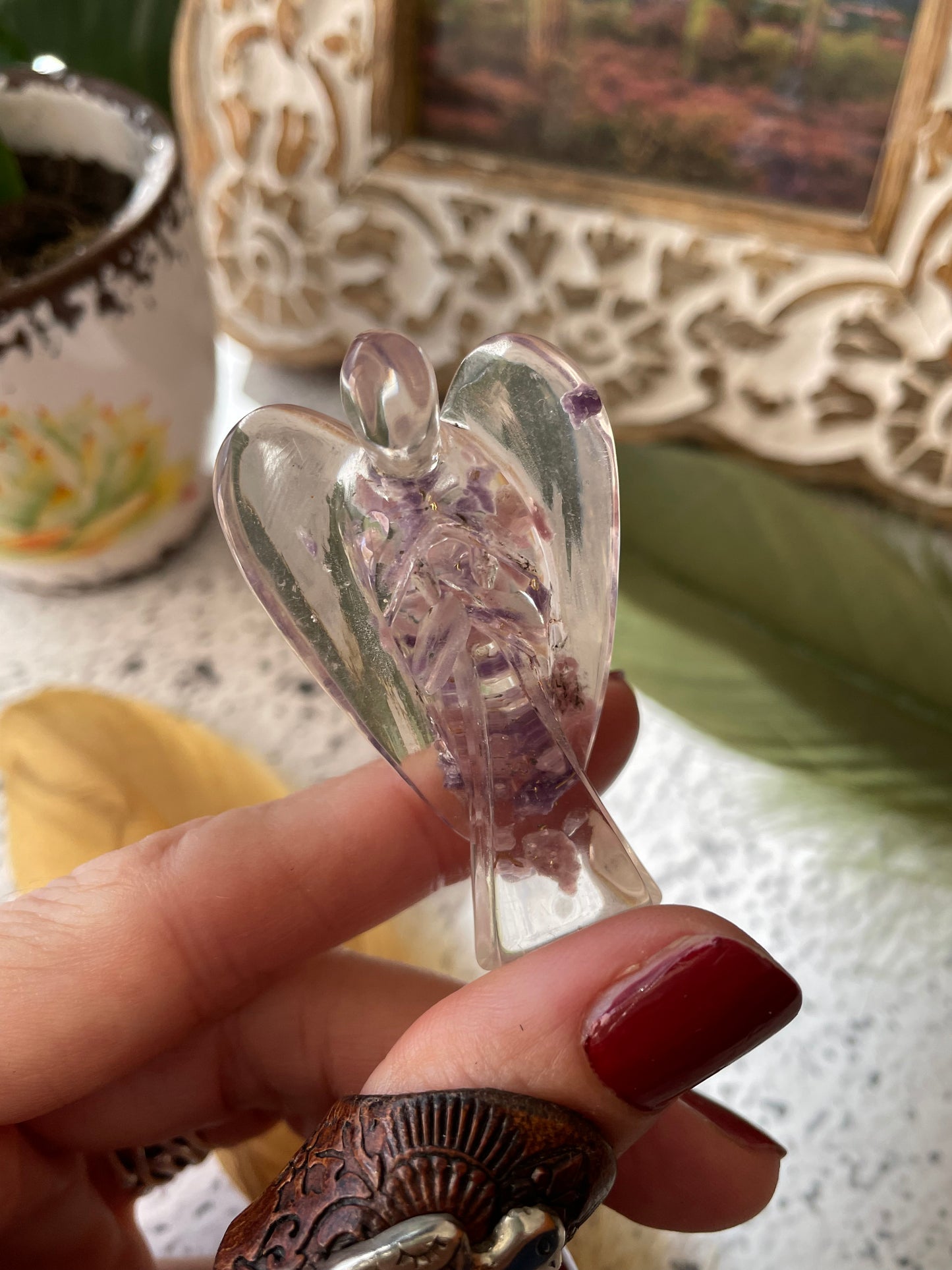 Orgone Angel Purple Fluorite