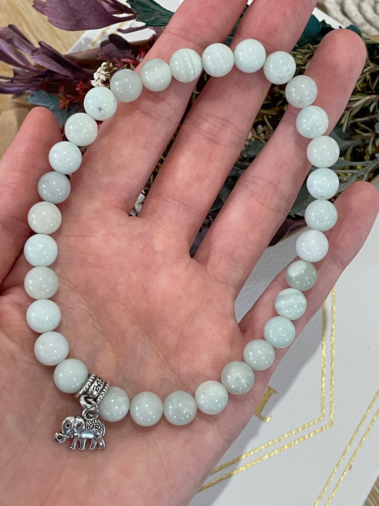 Amazonite Healing Anklet ~ Good Luck ©️
