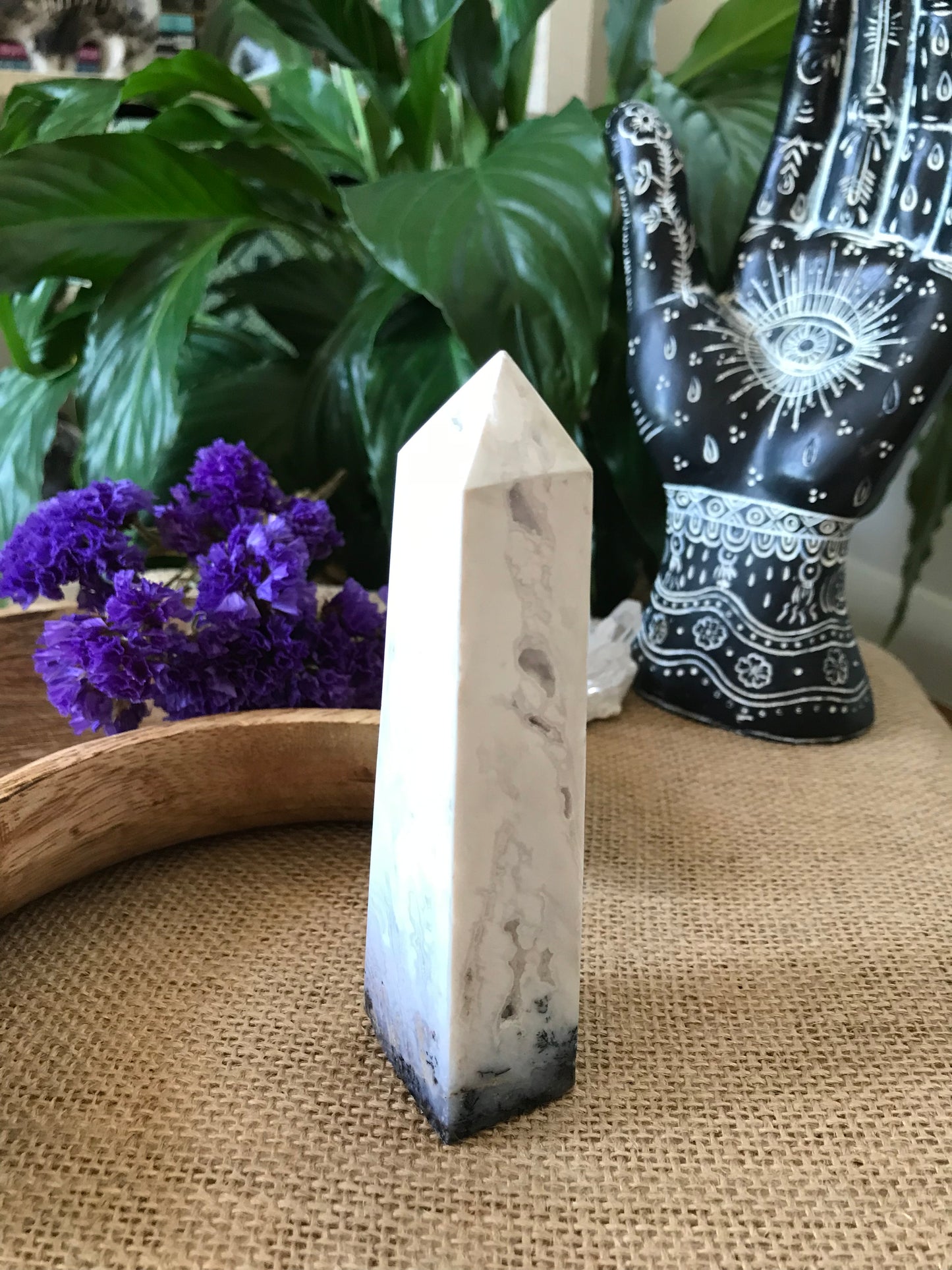 Dendritic Opal Obelisk
