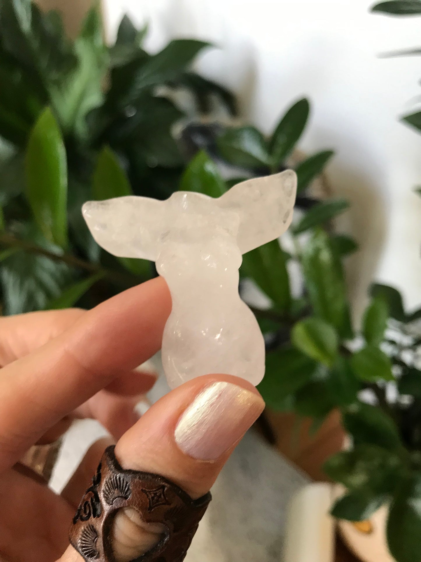 Intuitively Chosen Winged Goddess ~ Clear Quartz
