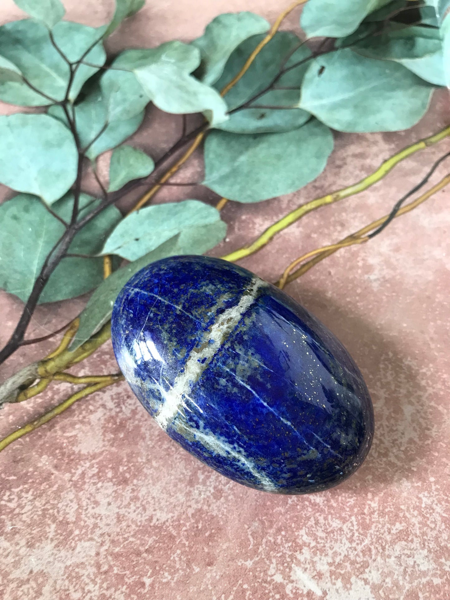 Lapis Lazuli Pillow / Palm Stone