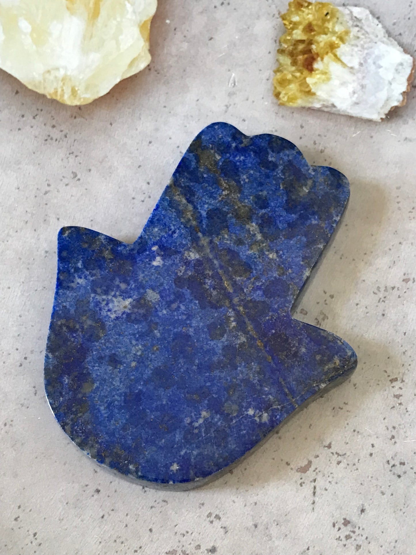 Lapis Lazuli Hamsa Hand