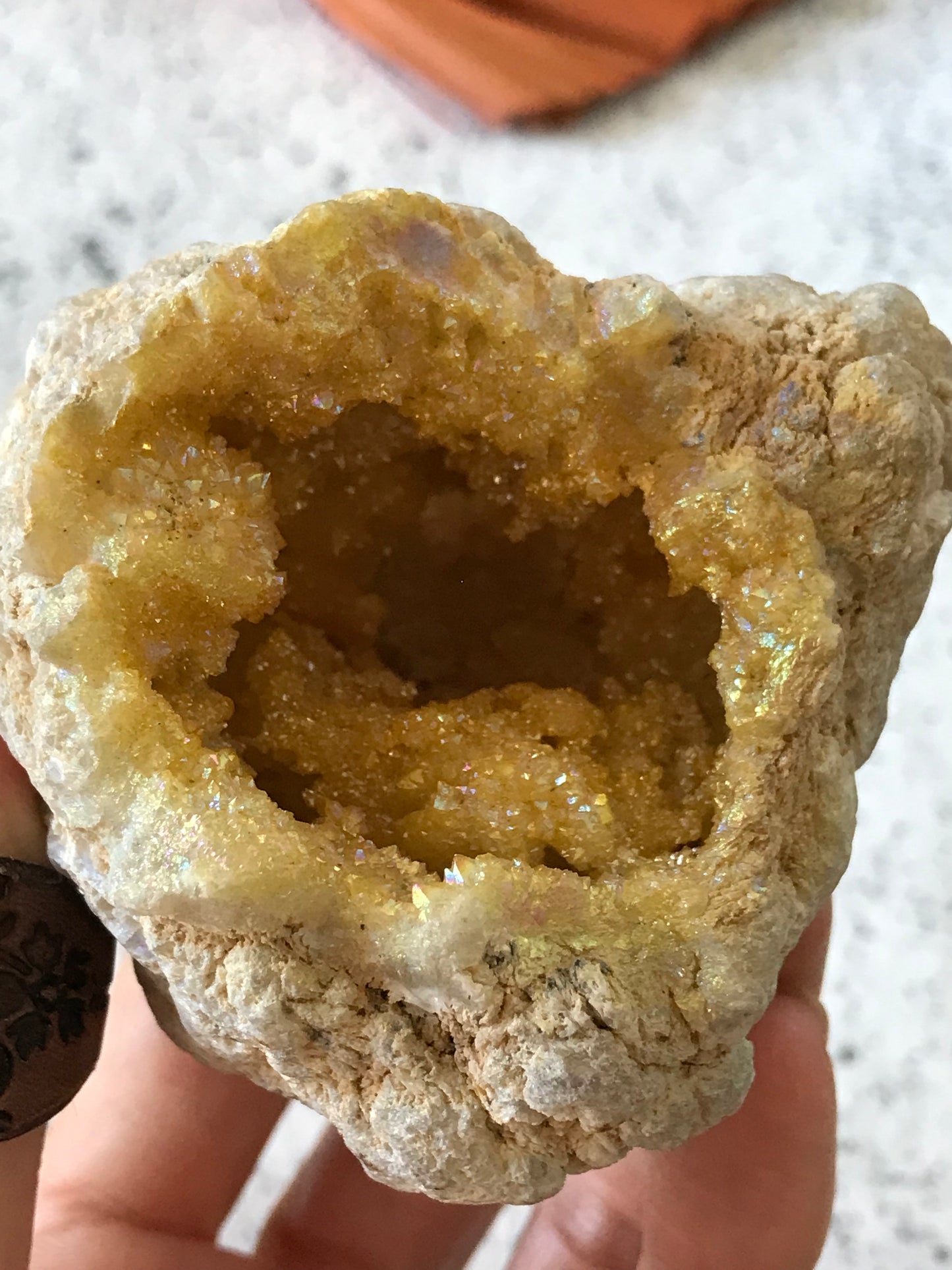 Aura Moroccan Quartz Geode