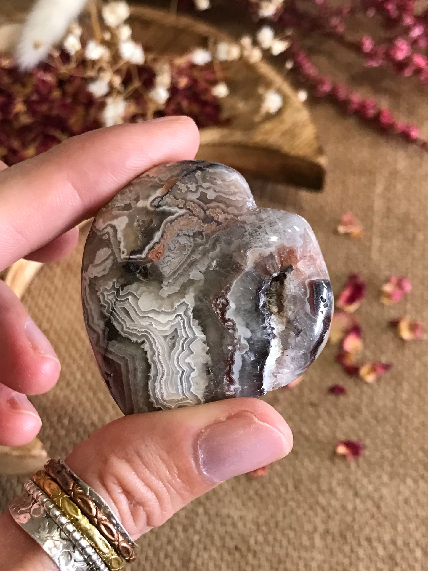 Mexican Sardonyx Heart
