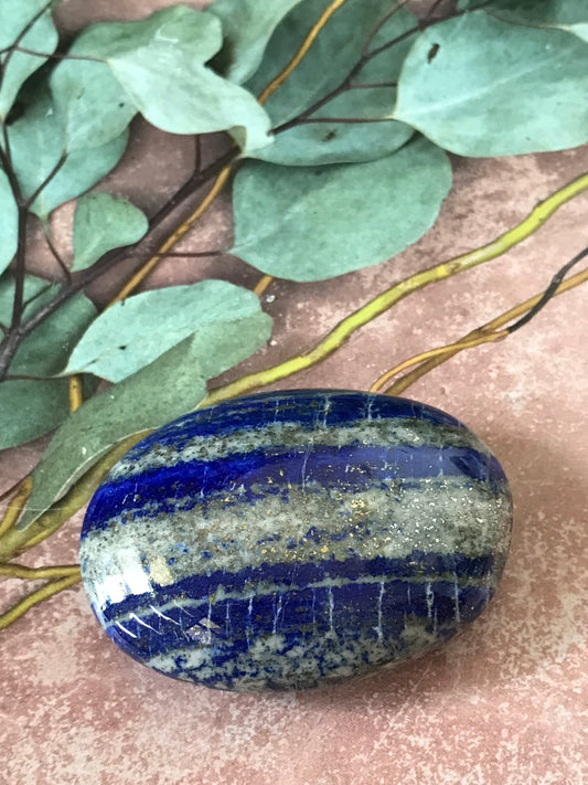 Lapis Lazuli Pillow / Palm Stone