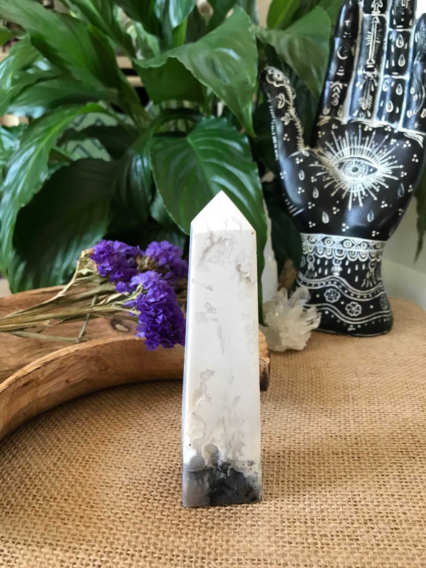 Dendritic Opal Obelisk