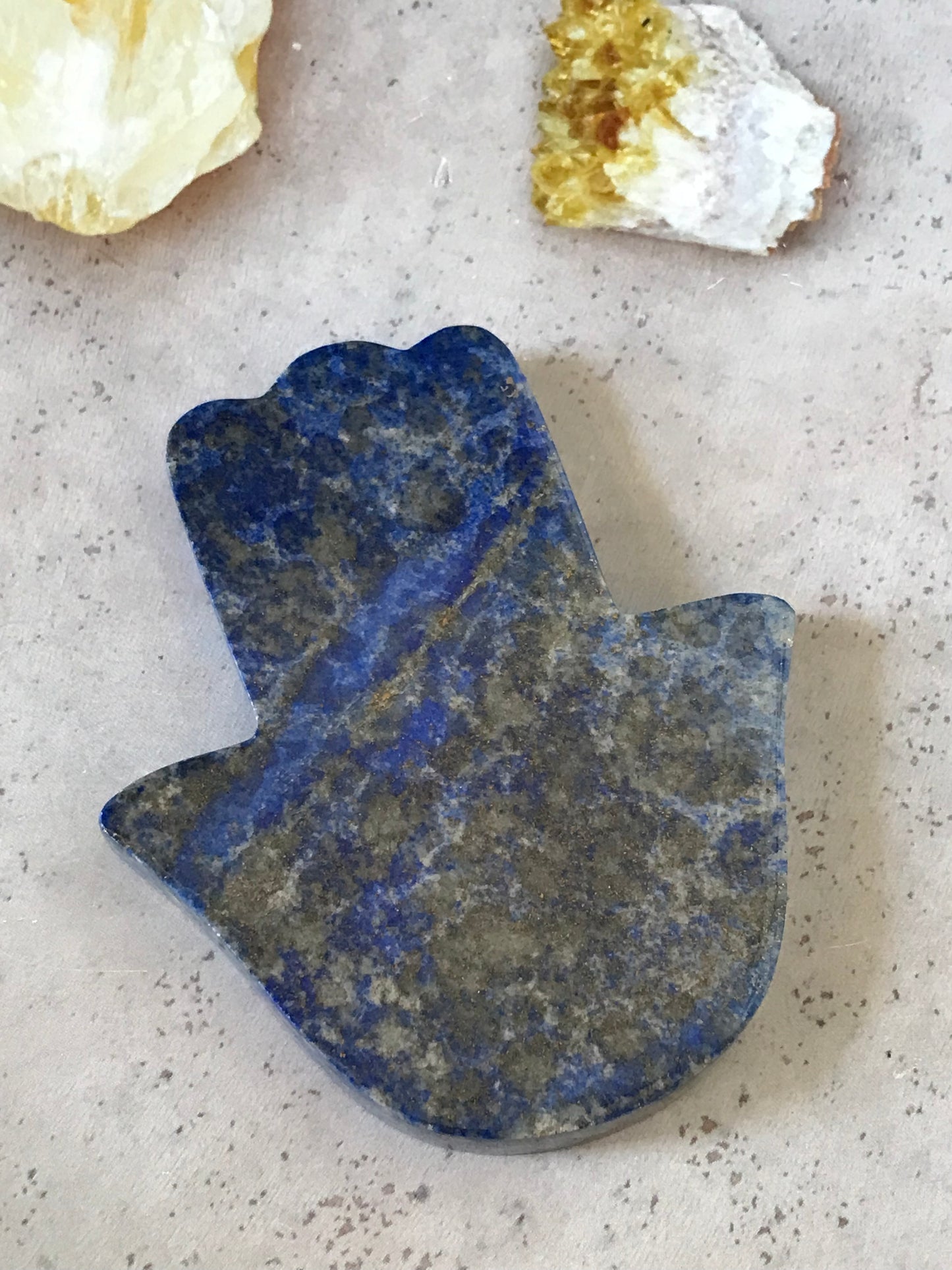 Lapis Lazuli Hamsa Hand