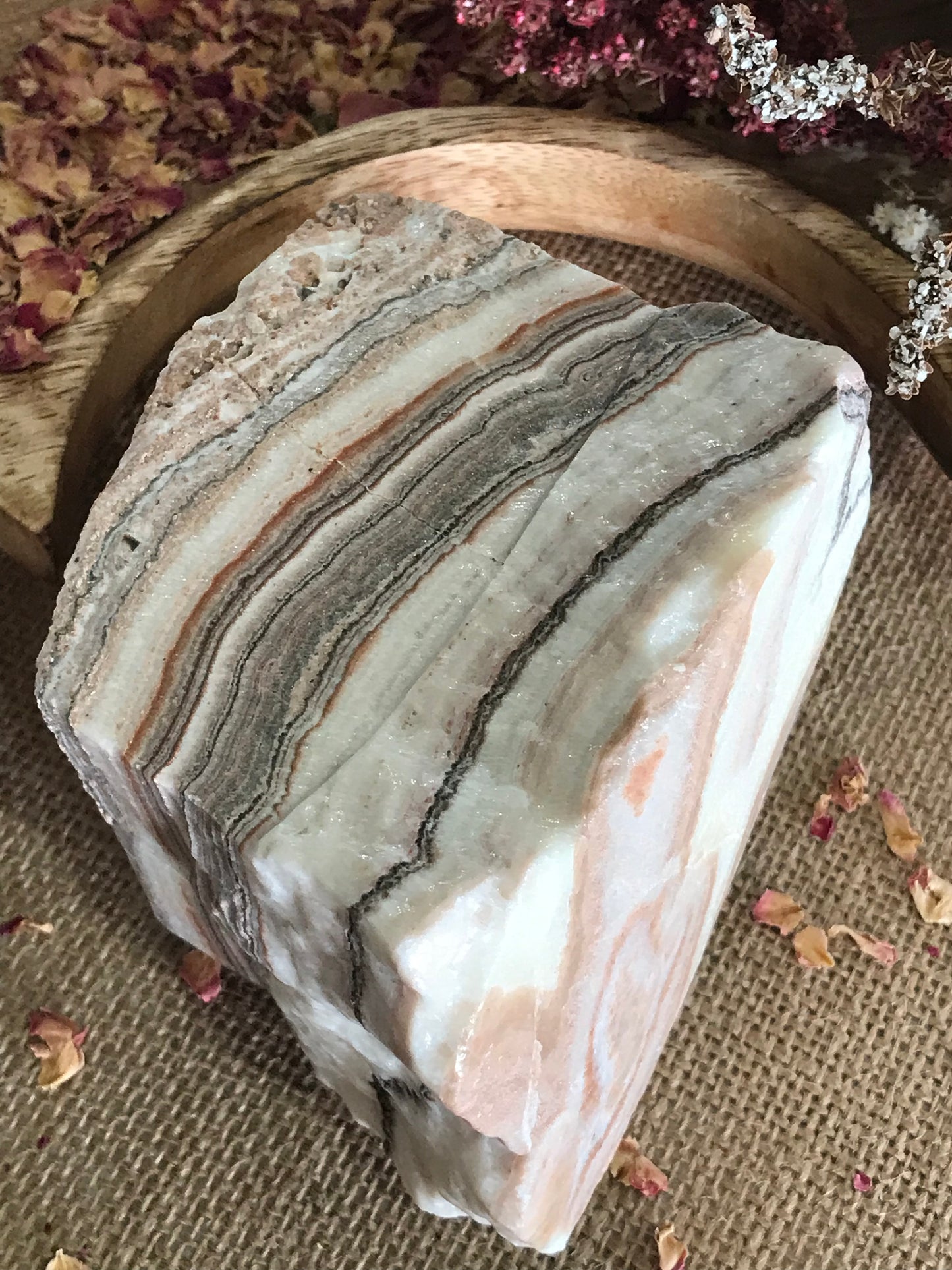 Rainbow Banded Calcite ~ 1.4kgs