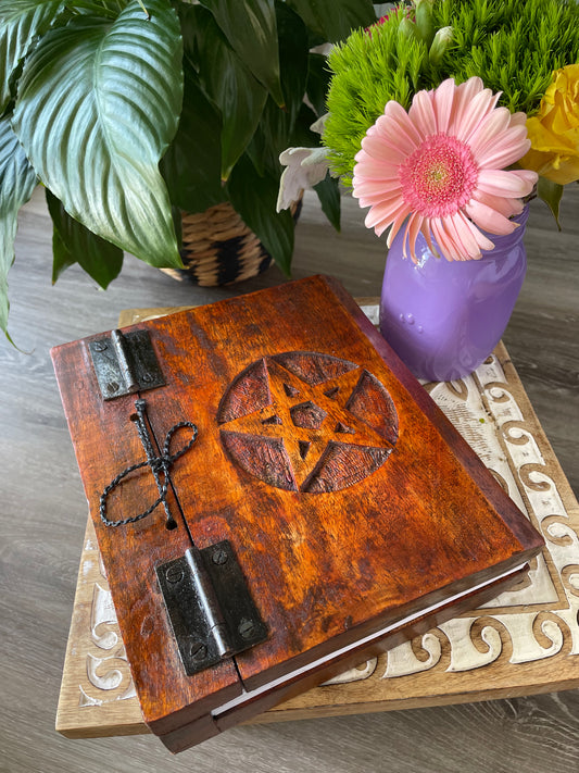 Rustic Recycled Journal ~ Journal Pentacle