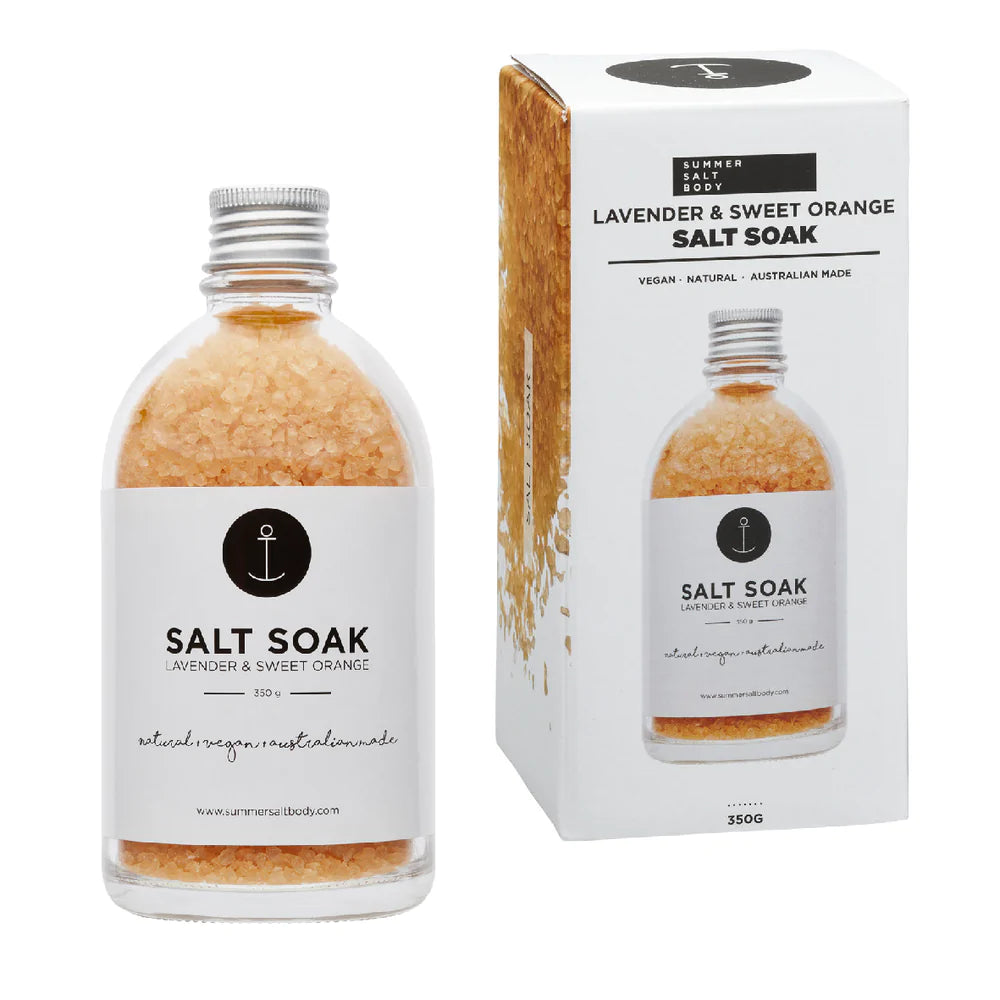 Summer Salt Body ~ Salt Soak Lavender & Sweet Orange
