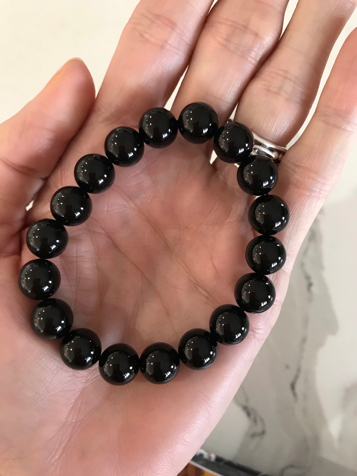 Black Onyx PROTECTION Healing Bracelet ©️