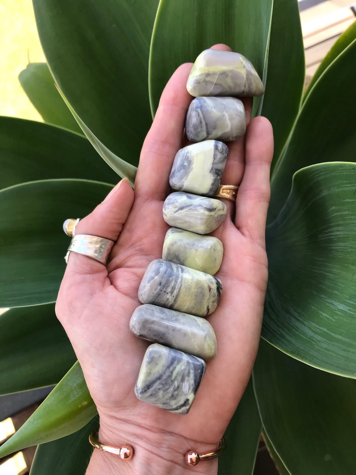 Pyrophyllite (Pencil Stone) Tumble Stones