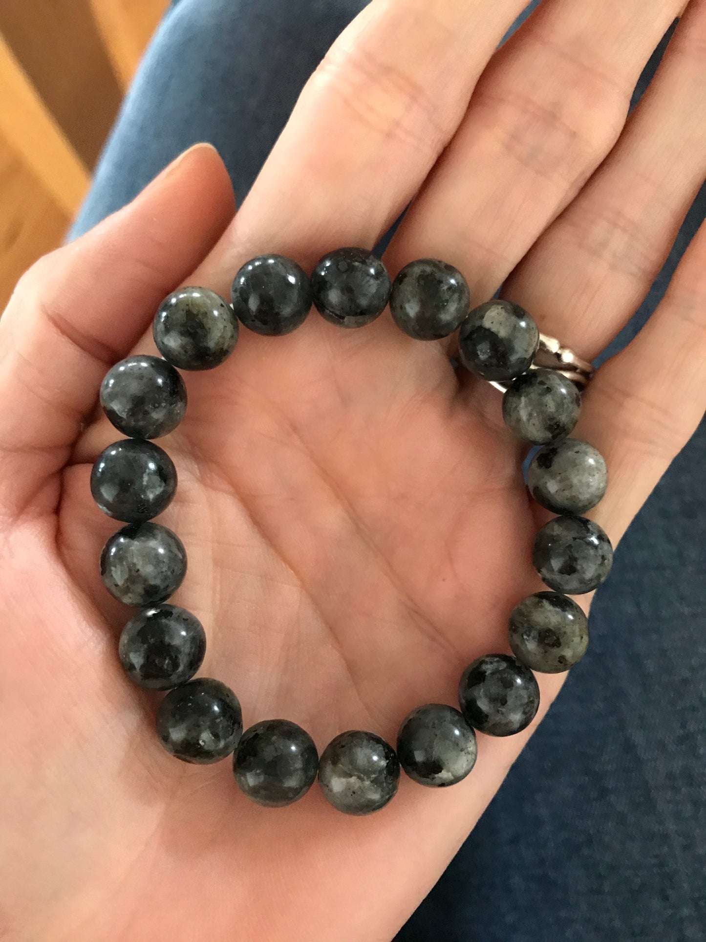 Black Moonstone /Labradorite MOON MAGICK Healing Bracelet ©️