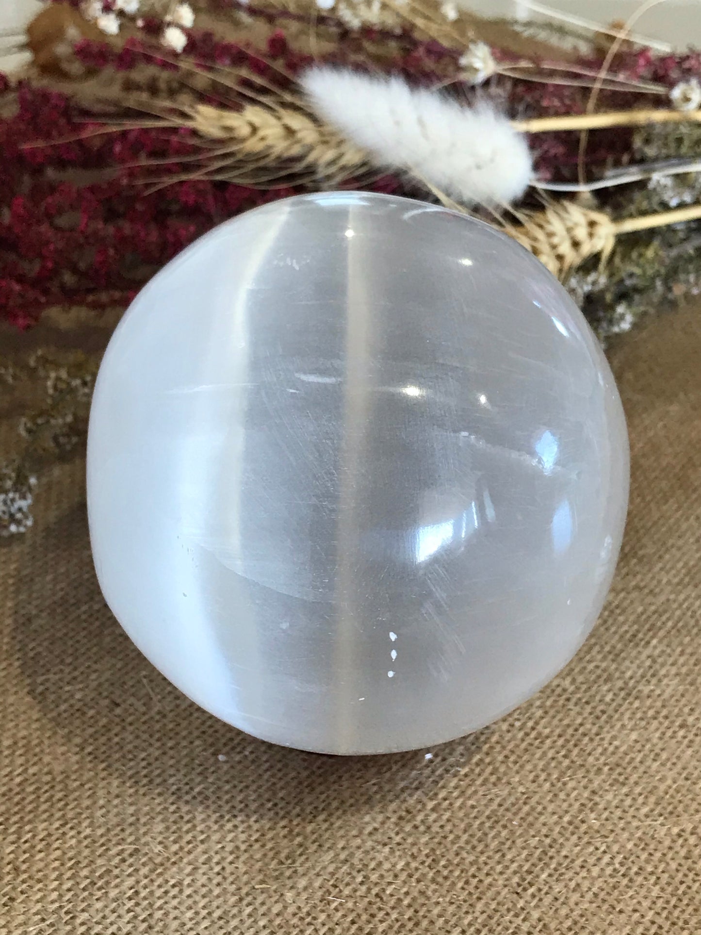 Selenite Sphere ~ 1kg
