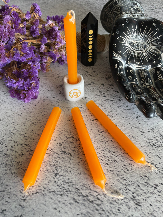 Wish/Manifest Candle Orange - Creativity and Success