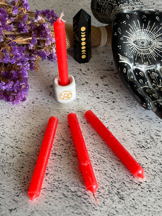 Wish/Manifest Candle Red - power, passion and strength
