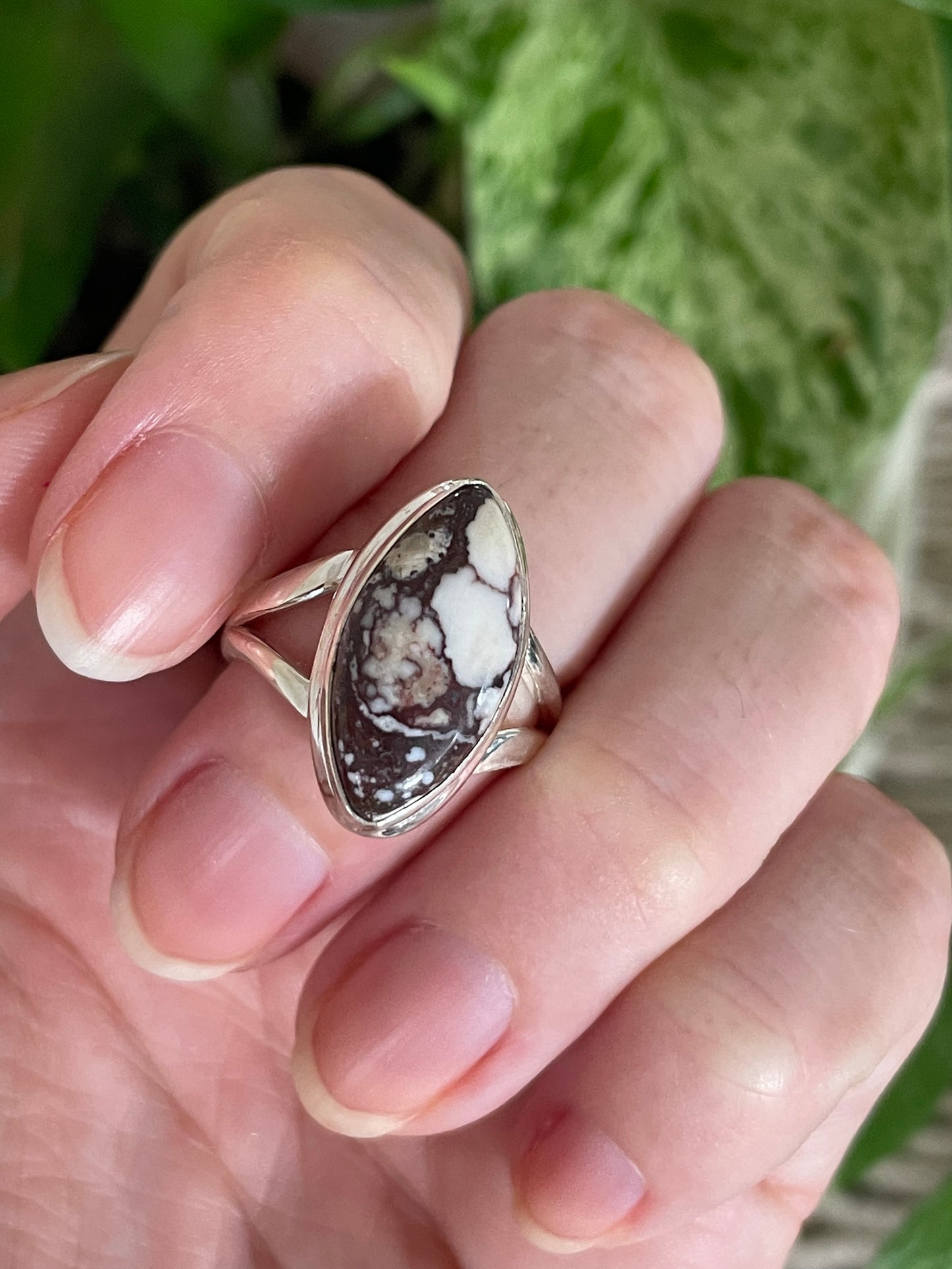 Mexican Wild Horse Magnesite Silver Ring