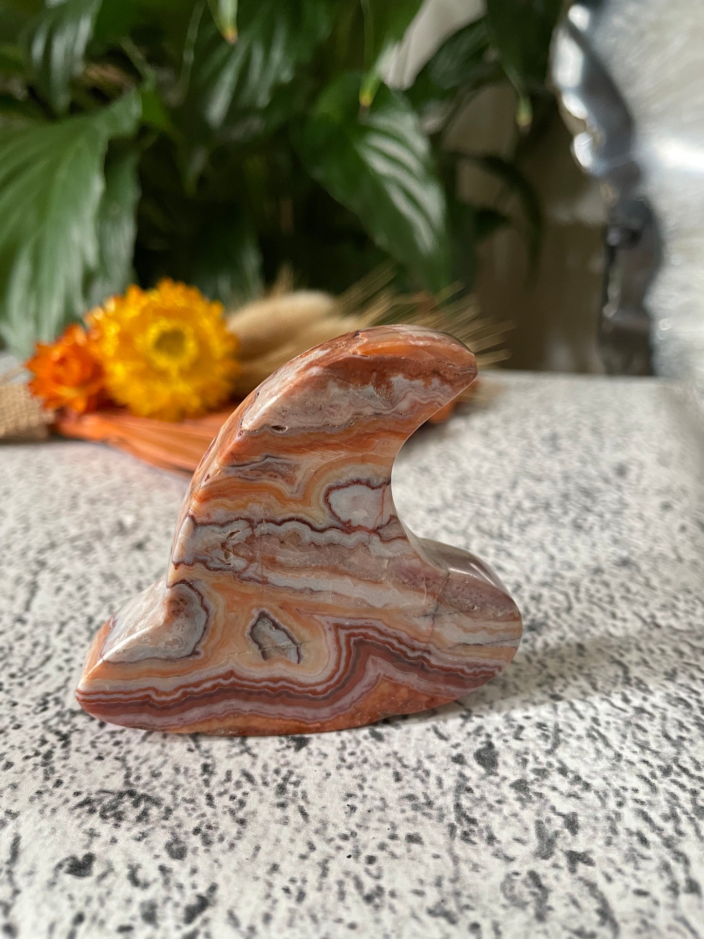 Witch Hat 7 ~ Pink Crazy Lace Agate