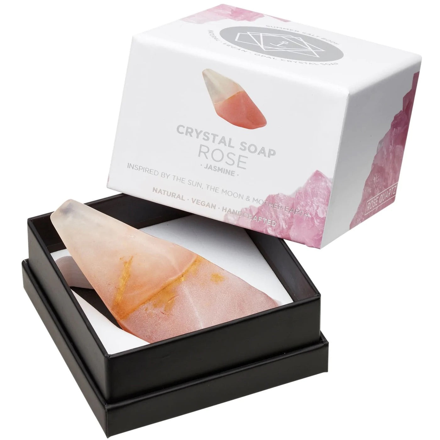 Summer Salt Body Soap ~ Crystal Rose Quartz