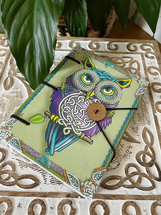 Paper Journal Celtic Owl