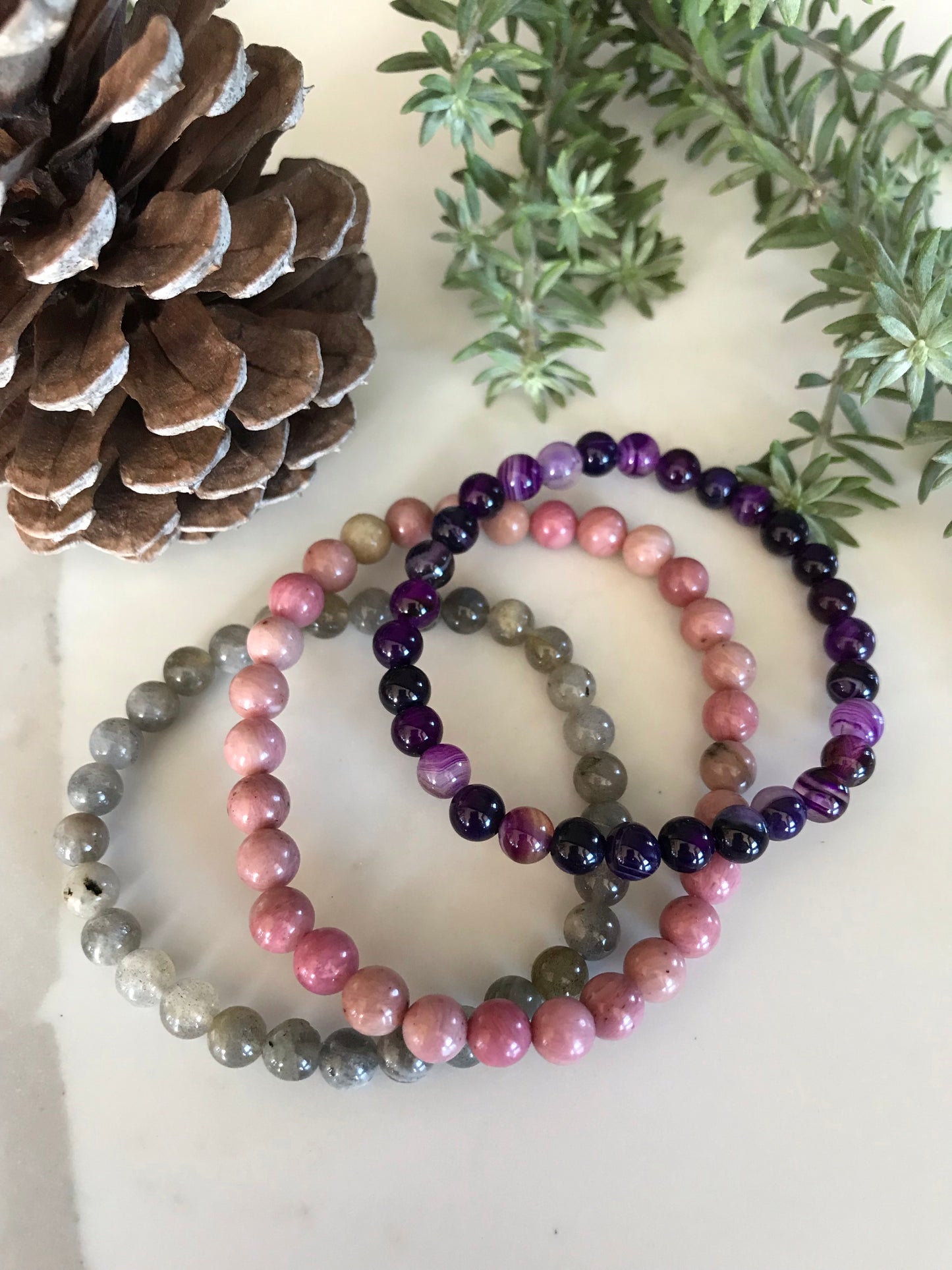 COLLECTION Trio ~ BLESSED BE Healing Bracelets Set of 3©️