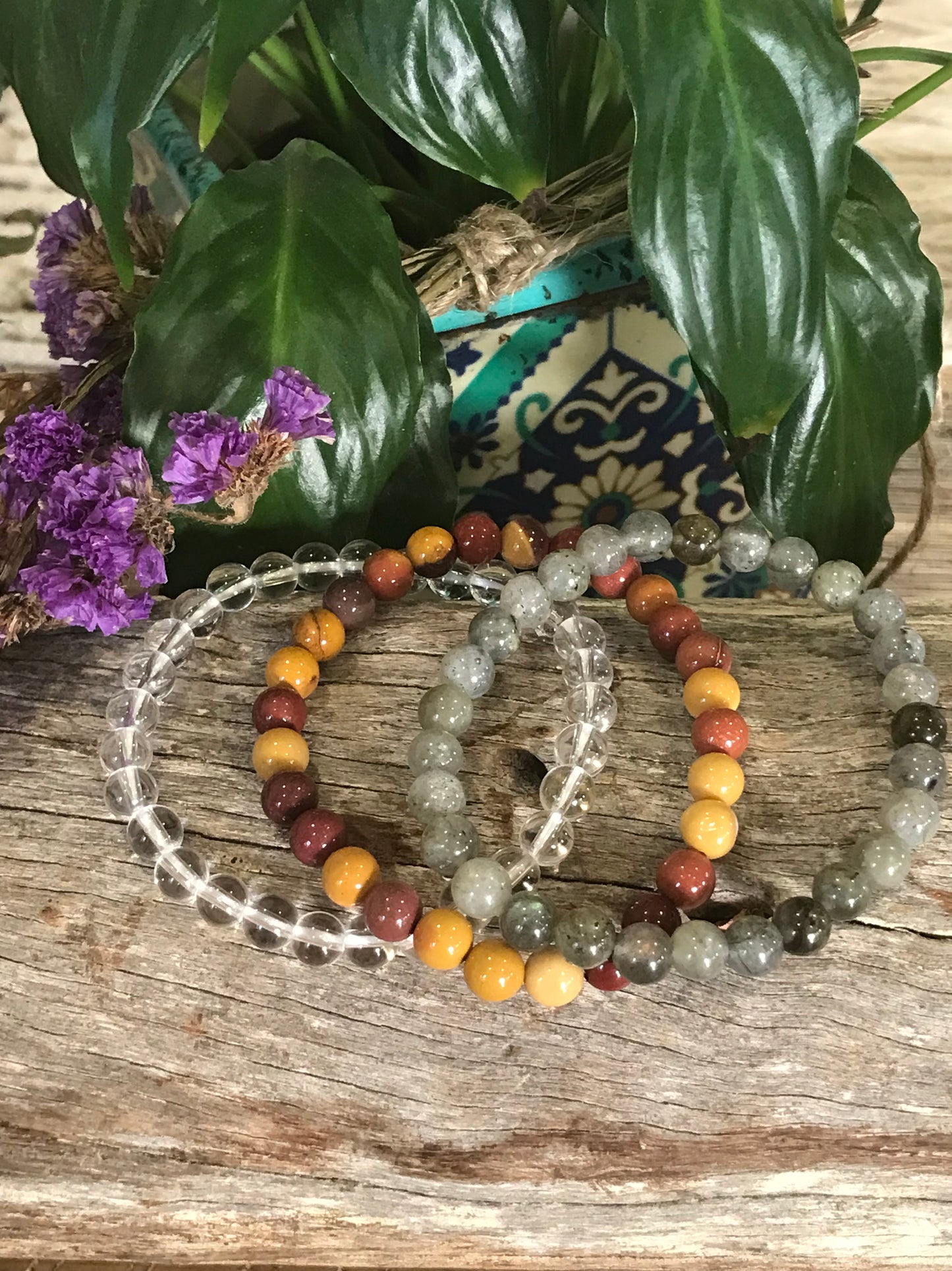 COLLECTION Trio ~ POSITIVE VIBES Healing Bracelet Set of 3©️